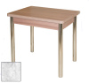 Стол обеденный "Компакт" 800*600 бетон пайн белый/опора №2 металлик