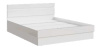Челси Кровать 1,6м (Белый глянец холодный, белый)