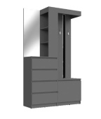 Прихожая Челси (Графит, графит)