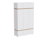 Шкаф 3х ств. МС Аркон Белый/Дуб Вотан