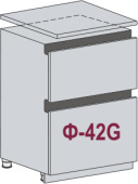 Н 602G Каркас нижнего шкафа (СЕР)