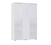 С/Г Оливия Шкаф 3-х ств (Белый/Белый глянец холодный)