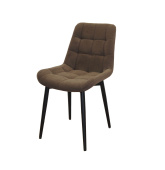 Стул Румба, Бид 08 коричневый, опора белый муар