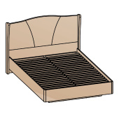 ШЕР КР-23-16-16 Дуб апрель темный-Alpina 2