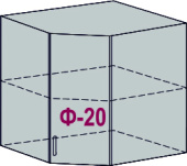 ВУ 590 Каркас верхнего шкафа (ВОТАН)