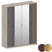 ШЕР ШК-2307 Дуб апрель тёмный-Лофт Голден Пэлас