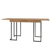 Стол Обеденный раздвижной (ЛОФТ 130-176*85*75) Дуб Вотан снят