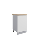 Фасад Тренто Белая кожа С/СМ 500 правый