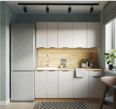 Гарнитур N1800 МС МДФ Эстетик 28 (ВОТАН/Порт-Ройал)