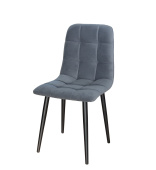 Стул Хит, Бид 21 серый, опора белый муар