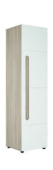 ПАЛЕРМО-3 Шкаф 1 ств. ШК 008  Ясень шимо светлый/белый глянец