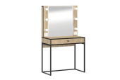 "Берген 2" трюмо (крафт золотой / черный)