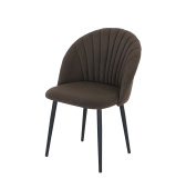 Стул Дени, Бид 08 коричневый, опора черный муар