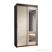 ЭВА ШК 016 Шкаф-купе Д 1100 кор-Венге,фас-Сонома