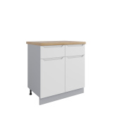 Фасад Тренто Белая кожа С2Я 800