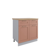 Фасад Квадро Персик софт С2Я 800