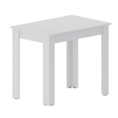 ЛАЙТ Стол обеденный СТ-001 Белый гладкий остатки
