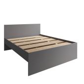 МС Мори Кровать КРМЯ 1600.1/1 (МП) Графит