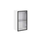 Ф-20 AL Фасад со стеклом в алюминиевой рамке для каркасов В400/ВУ590/Н400/П400/П400Н (ЧЕРН)