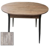 Стол Стиль 1000(1360)*750*750 Бетон пайн тёмный/Опора редуцированная чёрный муар