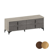 ШЕР ТБ-3304 Дуб апрель темный-Лофт Голден Пэлас