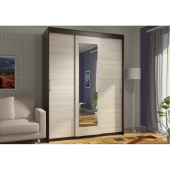 ЭВА ШК 017 Шкаф-купе Д 1600 кор-Венге, фас-дуб сонома светлый