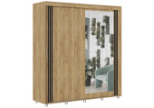 ФОРЕСТ Шкаф-купе 2.0м Корпус-Дуб Крафт золотой