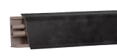 Плинтус пластиковый 3,0 м (Гранит черный/Лавал)