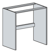 СМ 800 Каркас для стиральной машины (ДУБ КАЛЬЯРИ)