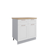 Фасад Квадро Белый софт С2Я 800