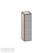 УНА Лофт АН-2801 Черный ясень-Графит