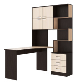 Компьютерный стол №1 Левый (Венге/Белфорд)