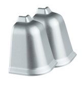 К-т заглушек для плинтуса (Мрамор марквина белый) 476