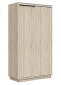 Шкаф-купе SIMPLE Стандарт 1200 кор-Дуб Сонома св, фас-Дуб Сонома св