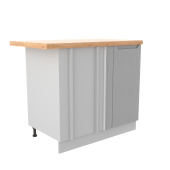 Фасад Тренто Штукатурка серая СУ 1000 левый