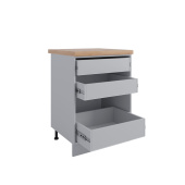 Кухня корпус универсальный серый СЯШ 600