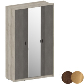 ШЕР ШК-2303 Дуб апрель темный-Лофт Голден Пэлас