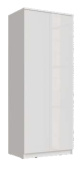 Челси Шкаф 2-х ств платяной (Белый глянец холодный, белый)