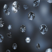 Стол Смарт фотопечать Кристаллы/ бетон бел/опора хром