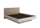 Бохо Кровать КР-001 кор-Дуб Крафт серый, фас-Кашемир 5981 BS