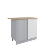 Фасад Тренто Белый эмалит СУ 1000 левый