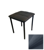 Табурет Текс, Бид 21 серый, опора профильная муар черный