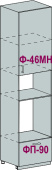 П 606МН Каркас шкафа-пенала (ВОТАН)