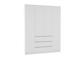 МС Мори Шкаф МШ 1600.1 (МП/3) Белый