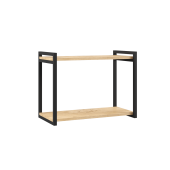 Открытая полка Дуб бурнати ОПМВГ 600