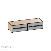 УНА Лофт ТБ-2815 Черный ясень-Графит