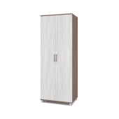 Е20	 Ева 2100х800х520 Шкаф 2х ств (Шимо тёмный/шимо светлый)