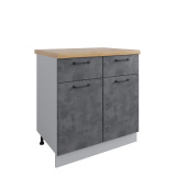 Фасад Лофт Бетон тёмный м С2Я 800