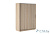 СТОУН шкаф-купе Стандарт 1600 корпус-Дуб Сонома