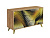 ФЬЮЖН комод КМ-003 кор-Дуб Крафт золотой, ф/п-GOLD FOREST остатки